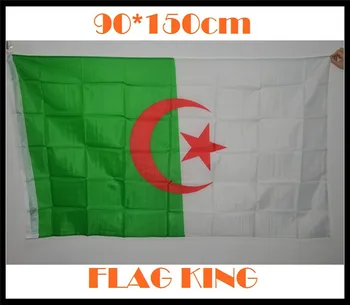 90 x 150 см Флаг Алжира Национальный флаг баннер Офисная деятельность парад Фестиваль Украшение дома