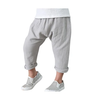 Zeebread/ летние детские брюки от 12 м до 6 Т с эластичной резинкой на талии для мальчиков и девочек, детские брюки, однотонный детский костюм