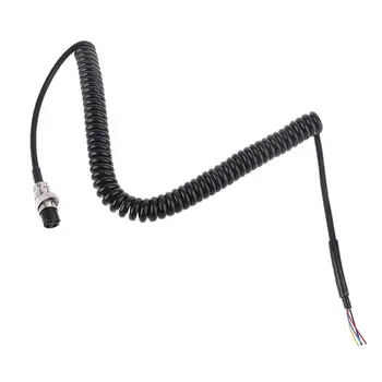 Новый автомобильный кабель для замены рации CB-радио Динамик Микрофон 4-контактный провод для PR550 PR3100 PR4000 MRHH100