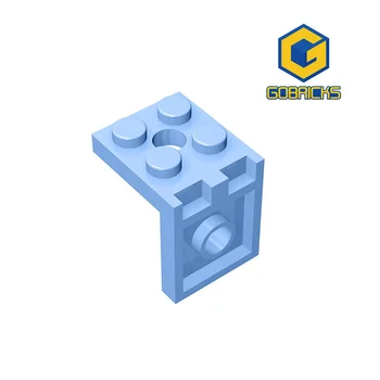 Совместимые с Gobricks Детали для сборки Particles 3956 35262 Кронштейн 2x2 - 2x2 с 2 Отверстиями Строительные Блоки Детали Enlighten Brick Toy