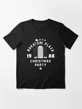 Крепкий орешек Накитоми Плаза Рождественская вечеринка 1988 Мужские футболки с коротким рукавом Для детей, футболки для мальчиков и девочек, футболки для родителей и детей