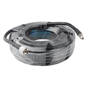 15 м/ 49 футов кабель LMR400 от штекера к штекеру sma с 50-омными коаксиальными косичками, высококачественный кабель 50-7