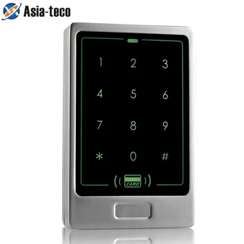 RFID Автономный сенсорный металлический контроль доступа 125 кГц ID Водонепроницаемый чехол для системы контроля доступа к двери 8000 пользователей