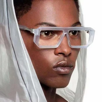 Новые женские солнцезащитные очки с защитой от ультрафиолета, модные солнцезащитные очки в прямоугольной оправе в стиле ретро для вождения На подиуме, Тонкое лицо