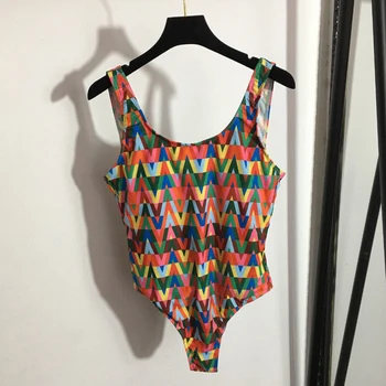 Женский купальник с геометрическим принтом, Новое Треугольное сексуальное бикини 2023, женские купальники, Бразильский комплект бикини, пляжная одежда, купальный костюм