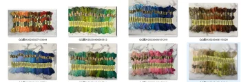 10 штук нитей для вышивания крестиком нитки для вышивания крестиком Пользовательские цвета нитей Выберите цвет такой же, как у DMC colors 5
