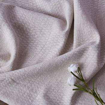 Высококачественная льняно-хлопчатобумажная ткань Жаккардовая Конопляная ткань с дождем и Росой tissu Модное платье, чонсам, жакет, юбка-бюст tissus