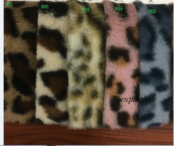 Камуфляжный принт из толстого сверхмягкого кроличьего меха, леопардовая одежда с принтом из кроличьей шерсти, плюшевая ткань, 160 см * 90 см (один ярд)/шт.