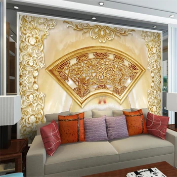 Обои beibehang настенные обои на заказ гостиная спальня изысканный нефритовый 3D телевизор фон стены украшение дома живопись