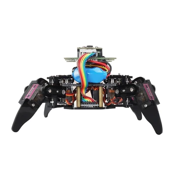 Набор четвероногих роботов ESP8266, обучающий робот DIY Maker, набор для программирования робота-паука, набор для нескольких функциональных режимов