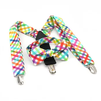 Подарочный набор подтяжек с галстуком-бабочкой для мальчиков, свадебные подтяжки, детская бабочка для мальчиков на день рождения.