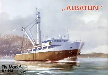 Военный корабль Военно-польское рыболовное судно Albaton 3D бумажная модель