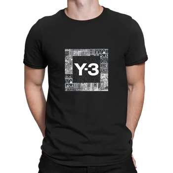 Удивительные футболки Мужская футболка Оверсайз Y-3 Essential Футболка Мужская Yohji Yamamoto Футболки Повседневная Графическая Уличная Одежда S-3XL