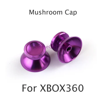 1 комплект сменных металлических аналоговых колпачков 3D-джойстика для контроллера XBOX360 Xbox 360 с накатанной головкой-грибом