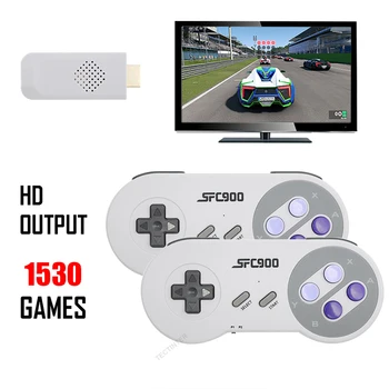 Игровая приставка SF900 Ретро-игровая приставка 4700 игр HD-игровая приставка с 16-разрядным беспроводным контроллером для NES