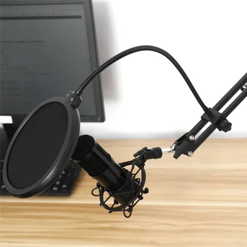 Комплект подвесного микрофона для конденсаторного микрофона Bm800 для мобильного телефона, компьютера, записи в прямом эфире